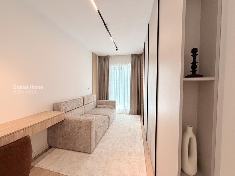 First Estate, Pipera, first rent, 3 rooms + 2 parking, designer finishes.
