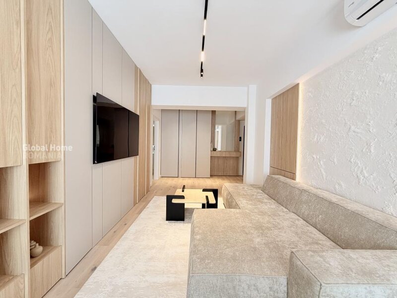 First Estate, Pipera, first rent, 3 rooms + 2 parking, designer finishes.