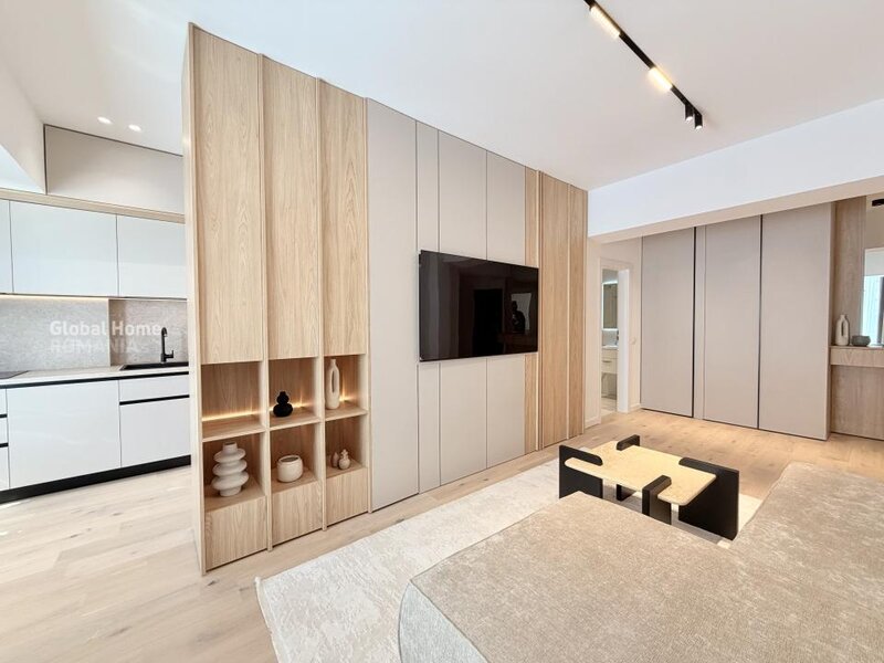 First Estate, Pipera, first rent, 3 rooms + 2 parking, designer finishes.