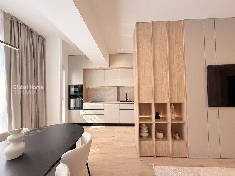 First Estate, Pipera, first rent, 3 rooms + 2 parking, designer finishes.