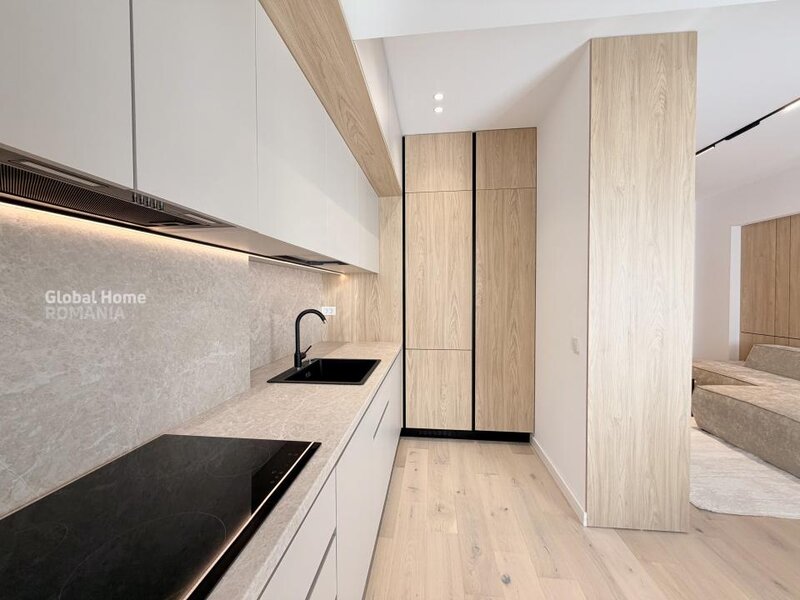 First Estate, Pipera, first rent, 3 rooms + 2 parking, designer finishes.