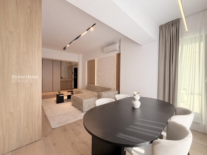 First Estate, Pipera, first rent, 3 rooms + 2 parking, designer finishes.